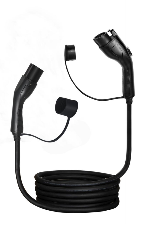 Type 2 to Type 1 EV Charging Cable